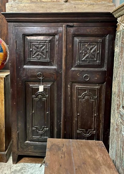 Classic Carved Wooden Cabinet