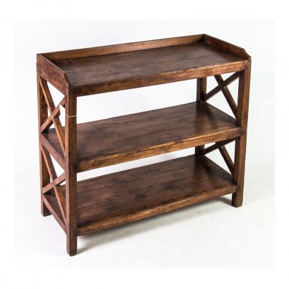 Crossed Wooden Shelves