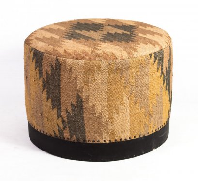 Vintage Canvas Round Seater