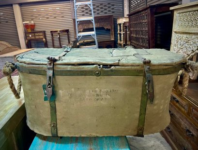 Canvas Army Basket Box