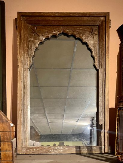 MR112 Arch Solid Wood Mirror