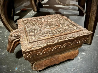 Trolly Wooden Carved Box