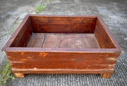 DCI212 Old Wooden Box Basket