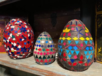 DCI50 Handicraft Egg Lamp Set of 3