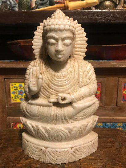 DCI74 พระพุทธรูปหินอ่อนแกะสลัก