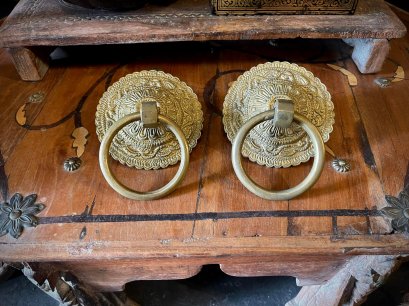 BRI29 คู่ห่วงจับประตูทองเหลือง