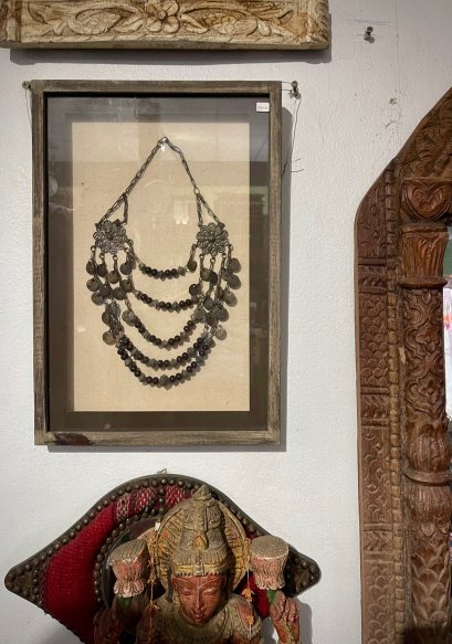 DCI217 เครื่องประดับอาระบิคเบดูอินในกรอบแขวนผนัง