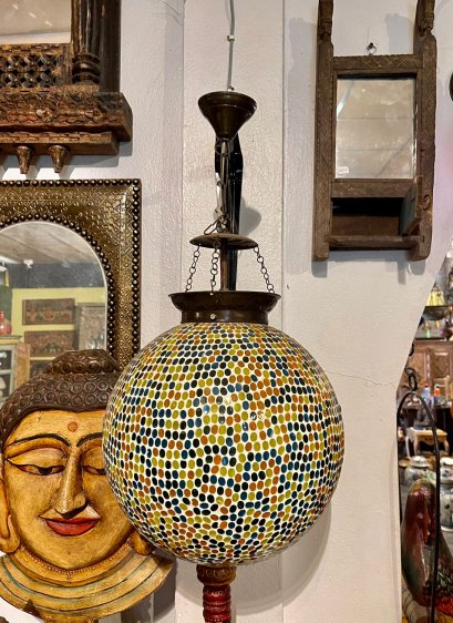 Colorful Glass Hanging Lamp