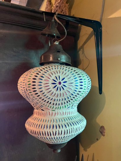 Colorful Glass Hanging Lamp