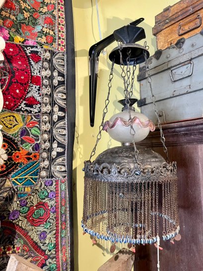 Antique Pendant Filigree Lamp