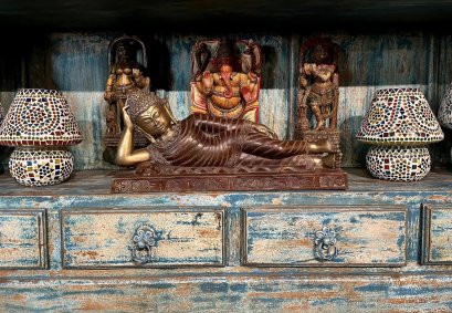 BRI48 Buddha Reclining Image Nirvana Attitude