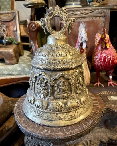 BRI50 กระดิ่งแขวนทองเหลืองขนาดใหญ่น้ำหนักมาก