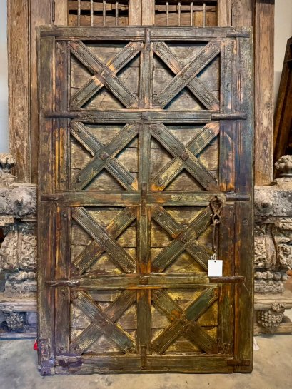 Old Crossed Wood Panel