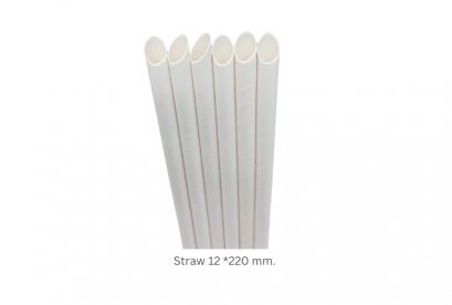 Straw 12 mm.