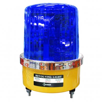 BAIMER ไฟหมุน CG-3-B (24V) ทรงกลม 2 เลนส์