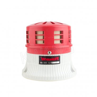 WHENER ไซเรนไฟฟ้า WA-305B-R (24V) สีแดง