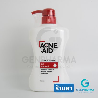 ACNE AID LIQUID CLEANSER สูตร OIL CONTROL (สีแดง)