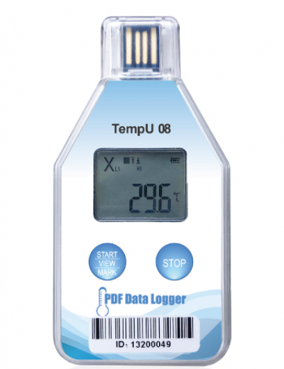 Data Logger Model TempU08 - เครื่องเก็บและวัดอุณหภูมิและความชื้น