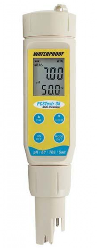 Waterproof Multi-Parameter Testers EUTECH Model PCSTestr 35 - เครื่องวัด pH, EC, TDS, Salt, Temp แบบปากกากันน้ำ