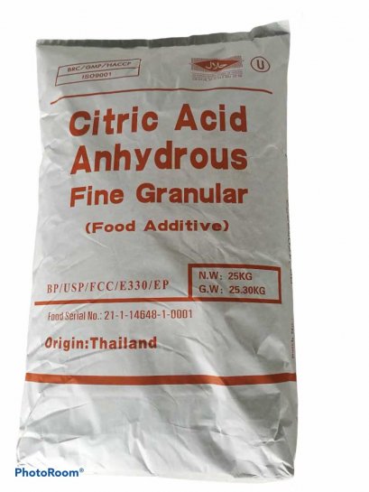 กรดมะนาว แอนไฮดรัส (Citric Acid Anhydrous)