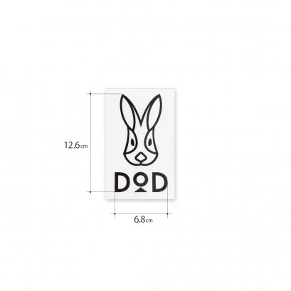 DoD White Rabbit Sticker ST1-480