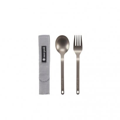 Snow Peak Titanium Fork &amp; Spoon Set SCT-002