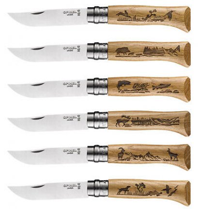 Opinel No.08 Mixed Animalia Knives