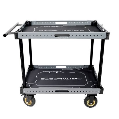 TITAN-LITE Lightweight Video Production Camera Cart - 35mm Rods