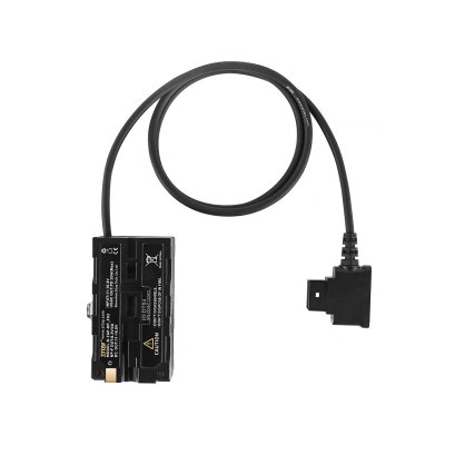 ZITAY D-Tap to Dual-Sided NP-F550 Dummy Battery Adapter [DT54 - straight line]