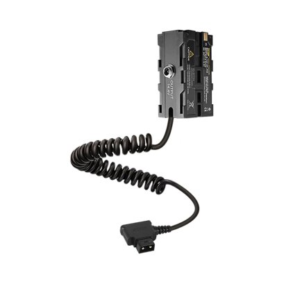 ZITAY D-Tap to Dual-Sided NP-F550 Dummy Battery Adapter [DT55 - spring wire]