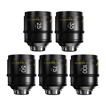 DZOFilm Arles FF/VV Prime Cine 5-Lens 25/35/50/70/100mm Set (ARRI PL)