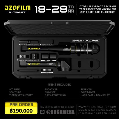 DZOFILM X-tract 18&ndash;28mm 90&deg;/360&deg; Set (One R-Unit)
