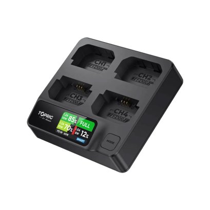 Accsoon TOPRIG 4-Bay NP-FZ100 Fast Charger