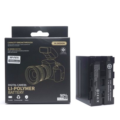 YK Design Battery YK NP-F970/F960 [7.4V / 6600mAh / 48.84Wh]