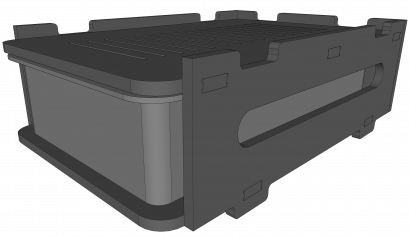 ชั้นเพาะงู 10ลิตรแบบเดี่ยว