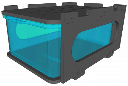 ชั้นเพาะงู 10.5ลิตรแบบเดี่ยว