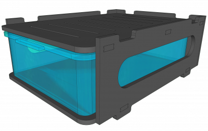 ชั้นเพาะงู 16ลิตรแบบเดี่ยว