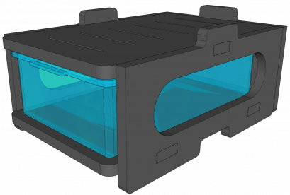 ชั้นเพาะงู 2 ลิตรแบบเดี่ยว