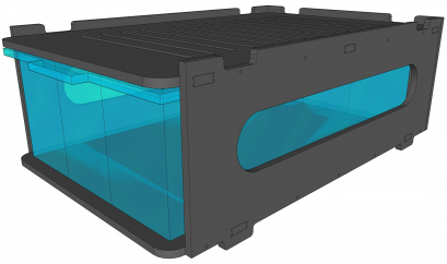ชั้นเพาะงู 33ลิตรแบบเดี่ยว