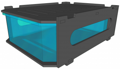 ชั้นเพาะงู 36ลิตรแบบเดี่ยว