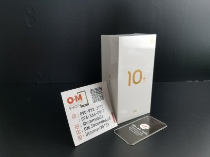 Mi 10T 5G 6/128GB Cosmic Black เครื่องศูนย์ไทย ใหม่มือ1