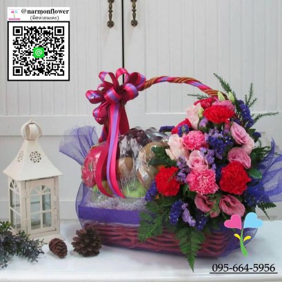 กระเช้าผลไม้ C016