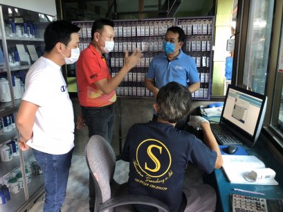 คณะผู้บริหารอู่ เยี่ยมชมการทำงาน อู่ชลบุรี ณ วันที่ 23 ก.ค. 2563