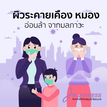 ผิวระคายเคือง หมอง อ่อนล้าจากมลภาวะ