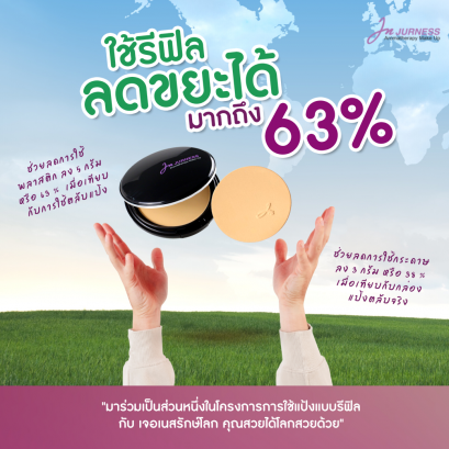 มาใช้รีฟิล ช่วยลดขยะในสิ่งแวดล้อม เพื่อโลกที่น่าอยู่ขึ้นกันค่ะ