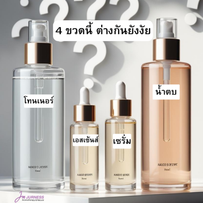 นำ้ตบ โทนเนอร์ เอสเซ้นส์ เซรั่ม ต่างกันยังงัยนะ ?