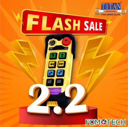รีโมทเครนควบคุมระยะไกล Fomotech รุ่น 608BS