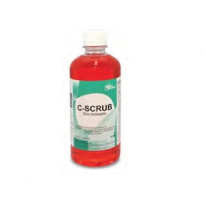 ซี สครับ สกิน แอนติเซปติก C-SCRUB 450 ml. (ฝาเกลียวธรรมดา) SKIN ANTISEPTIC;MEDI