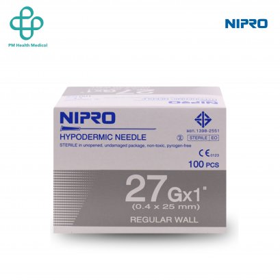 เข็มฉีดยา NIPRO 27Gx1"