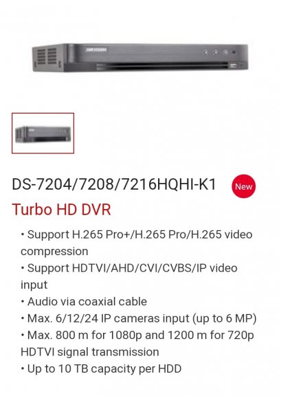 เครื่องบันทึก HIKVISION